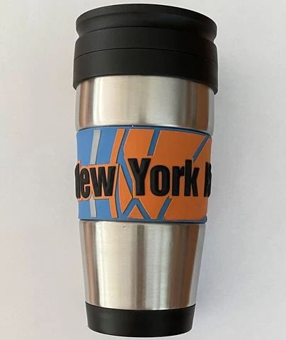 NBA New York Knicks Stainless Steel Travel Coffee Mug Cup Tumbler 16 oz 2nd Cover