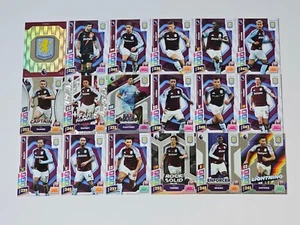 Juego completo del equipo de las 18 cartas de Aston Villa - Panini Adrenalyn XL PLUS 2025 ¡COMO NUEVO! - Imagen 1 de 3
