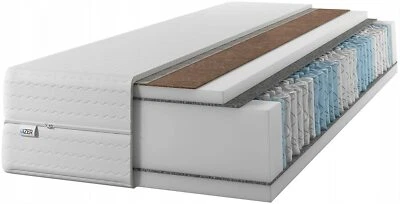 Matratze 90x200 140x200 160x200 180x200 u.a. Zweiseitig H3 H4 KOKOS 7 Zonen 24cm - Bild 1 von 4