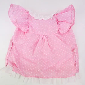 Vintage Pound Puppies Tonka Lovable Huggable Outfit Party Dress pink hearts 1985 - Picture 1 of 7