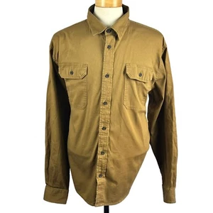 Wrangler Para Hombre Marrón Flexible Para Comodidad Manga Larga Cuello Punta Abotonado Talla XL - Imagen 1 de 24