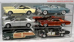 Model Diecast Display Case 1/18th Scale 6 car Horizontal - Picture 1 of 6