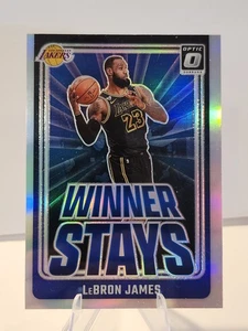 2024-25 Donruss Optic #1 Lebron James Winner Stays Silver Prizm Lakers  - Picture 1 of 2
