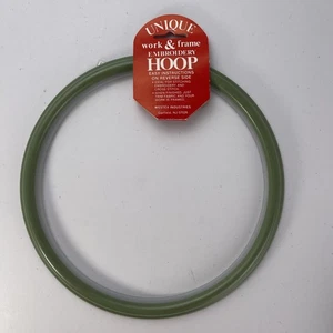 Westex Industries Unique Work & Frame Embroidery Hoop Green Sewing. Stitching 8" - Picture 1 of 7