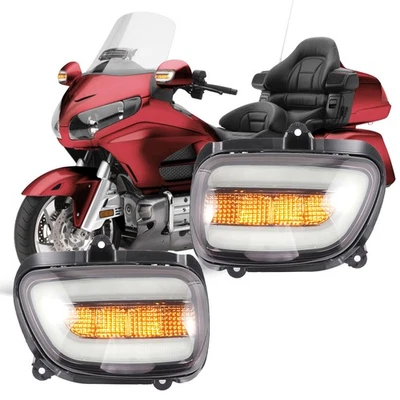 Front LED Blinker Licht Passend für Honda Goldwing 1800 GL1800 2001-2017 2016 - Bild 1 von 4