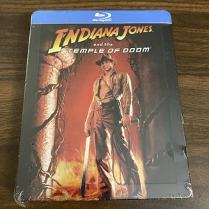 Indiana Jones And The Temple Of Doom (1984) Blu-ray UK Steelbook New *Dented* - Imagen 1 de 5