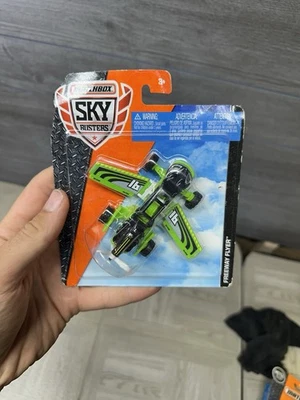 Matchbox Freeway Flyers Sky Busters Freeway Flyer Juguete Coche Avión Verde Foto 1 de 4