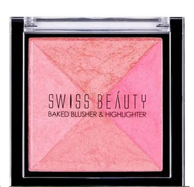Swiss Beauty Baked Blusher & Highlighter For Women And Girls Shade 4 - Image 1 of 4