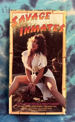 Savage Inmates VHS Sex Fever On An Island EROTICA Rare OOP  - Immagine 1 di 4
