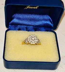 Diamond Cluster Ring - Picture 1 of 12