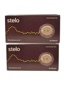 Stelo Glucose Biosensor Kit - 4 Continuous Gluscose Monitors Dexcom - Picture 1 of 4