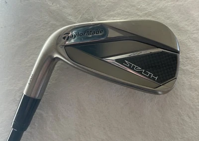 TaylorMade Stealth 7 Iron Demo Club-LH- Reg Flex MMT 65 Graphite Shaft- +1/2” - Image 1 of 4
