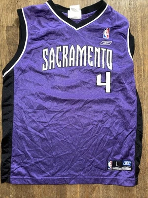 Camiseta Sacramento Kings Vintage Chris Webber Niños Talla Grande 14-16 Se Ajusta a Hombre’s S Foto 1 de 3