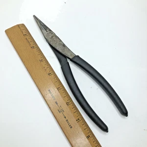 Alicates vintage Craftsman 9-45087 WF nariz larga campana de pato agarre negro hechos en EE. UU. - Imagen 1 de 12