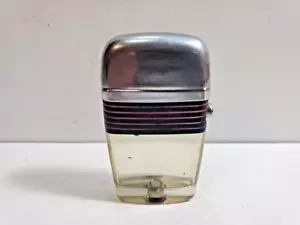 Vintage Working  Scripto VU Lighter, Clear No Insert, Black   5991/29 - Picture 1 of 7