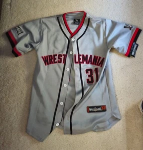 Wrestlemania 31 Baseball Jersey Medium RARE UNWORN W/ ORIGINAL TAGS - Picture 1 of 2
