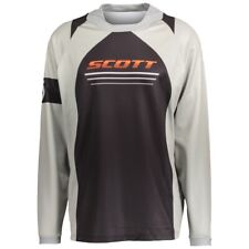 Produktbild - Scott X-Plore MX Motocross Jersey / DH Fahrrad Trikot lang grau/schwarz 2023