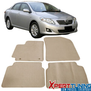 Fits Toyota Corolla Floor Mats Carpet Front & Rear Full Set with Optional Colors