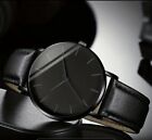 New Men’s Faux Leather Watch