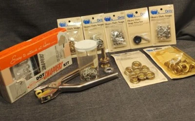 Mixed Lot of Dritz Snap Fastener Kit and Snaps and Fastener Tools - Image 1 of 4