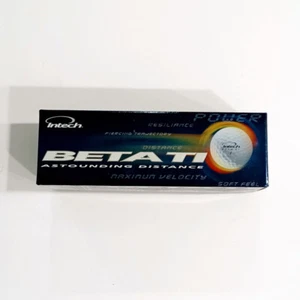 Intech Beta TI Golf Balls- Astounding Distance Golf Balls - 3 Pack - Picture 1 of 3