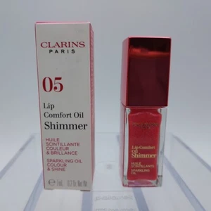 Clarins Lip Comfort Oil Shimmer .2oz PRETTY IN PINK 05 - Picture 1 of 12