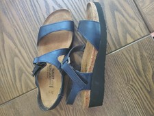 naot blue sandals