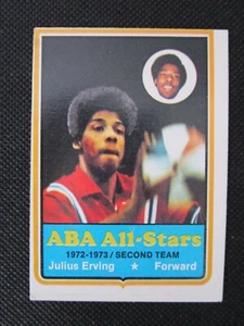 1973 Topps ABA All Star Card # 240  1978  " Dr. J " Julius Erving HOF - Picture 1 of 2