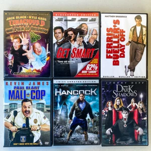 Hit Comedy DVD Collection Lot of 6 DVD Ferris Bueller, Mall Cop, Get Smart - Picture 1 of 8