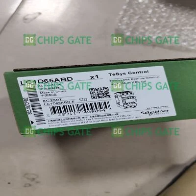 New In Box SCHNEIDER LC1D65ABD Contactor 65A DC24V - Image 1 of 2