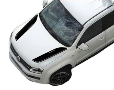 Calcomanía de vinilo a rayas con capó gráfico para Volkswagen Amarok Bonnet Racing Foto 1 de 4