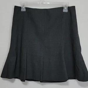 Women's Express Wool Pleated Skirt, Gray, Size 4, EUC - Picture 1 of 6