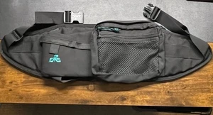 EMS Eastern Mountain Sports Black Hiking Belt Pack With Water Bottle Holder - Picture 1 of 6