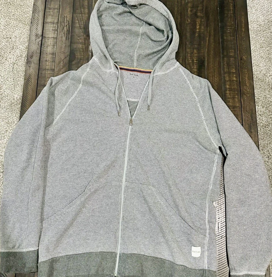 Paul Smith London Para Hombre Gris Sudadera con Capucha Cremallera Completa LS Sudadera Talla X-Grande Foto 1 de 4