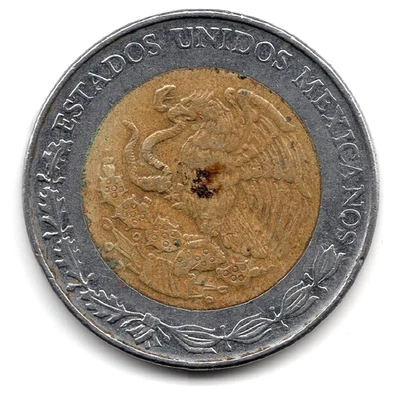 1992 M Estados Unidos Mexicanos $1 Peso coin - Image 1 of 2