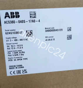NEW ABB Inverter ACS380-040S-17A0-4 FedExor DHL - Picture 1 of 1