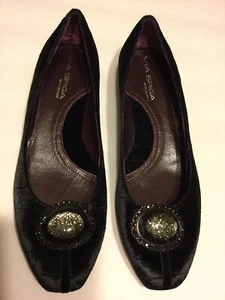 Via Spiga Womens Shoes Sz 7.5 US M Flats black suede New Without Box Was$142.95 - Picture 1 of 9