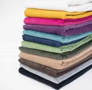 100 % Baumwolle Kordel Material gewebt Samt Cord Stoff Kleid Material 58" - Bild 1 von 74