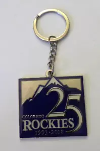Colorado Rockies 25th Anniversary 1993-2018 Key Chain - Picture 1 of 2