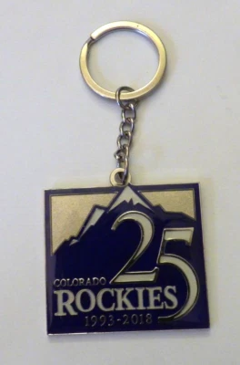 Colorado Rockies 25th Anniversary 1993-2018 Key Chain - Image 1 of 2