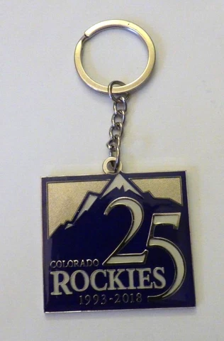 Colorado Rockies 25th Anniversary 1993-2018 Key Chain Cover