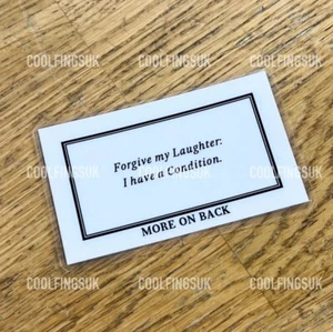Joker Medical Condition Card Prop Replica Cosplay Joaquin Phoenix Movie - Picture 1 of 2