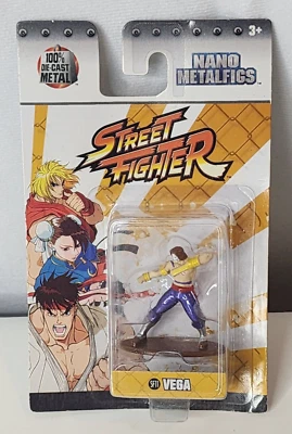 Vega - Street Fighter Nano Metalfigs Nuevo En Caja Foto 1 de 4