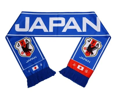 Japan National Team Soccer Scarf - Japanese Polar Fleece Sakka Wrap Kit Gift NEW - Image 1 of 2