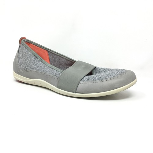 Mocassini piatti Ecco Mary Jane da donna taglia 40 EU 9 9 5 grigi in pelle