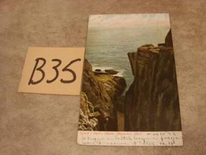 B35 VINTAGE POSTCARD RAFE'S CHASM MAGNOLIA MASSACHUSETTS - Picture 1 of 1