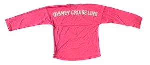 Disney Cruise Line Spirit Guard Rash guard Women's Size M Long Sleeve Pink Poly - Picture 1 of 20