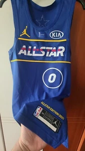 Jayson Tatum 2021 NBA All Star Boston Celtics Pro Cut Authentic Jersey Size 44+4 - Picture 1 of 17