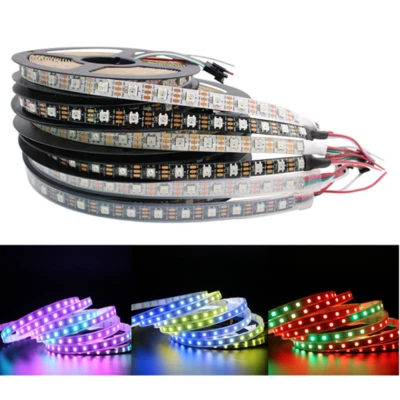 WS2812B SMD 5050 RGB LED strip 1M-5M 30-300 LED flexible strip light - Image 1 of 4