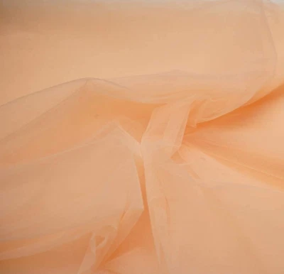 Mocassin Net Fabric Plain Net 44/45" Width, for dresses , Craft, 1 YARD - Image 1 of 3